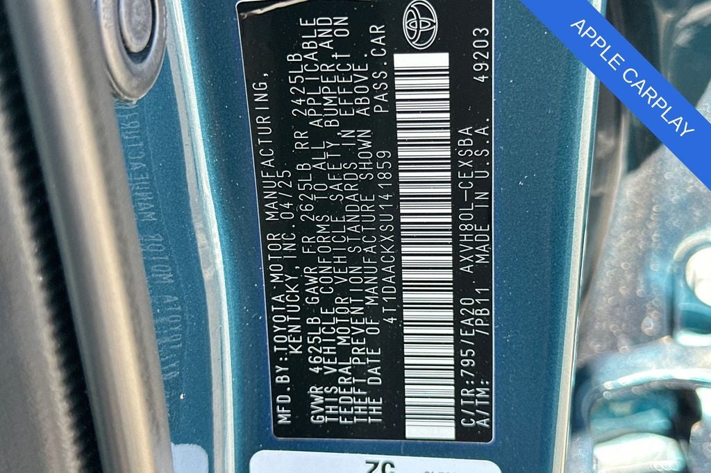 2025 Toyota Camry SE