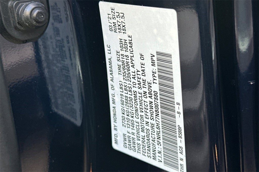 2022 Honda Odyssey EX-L