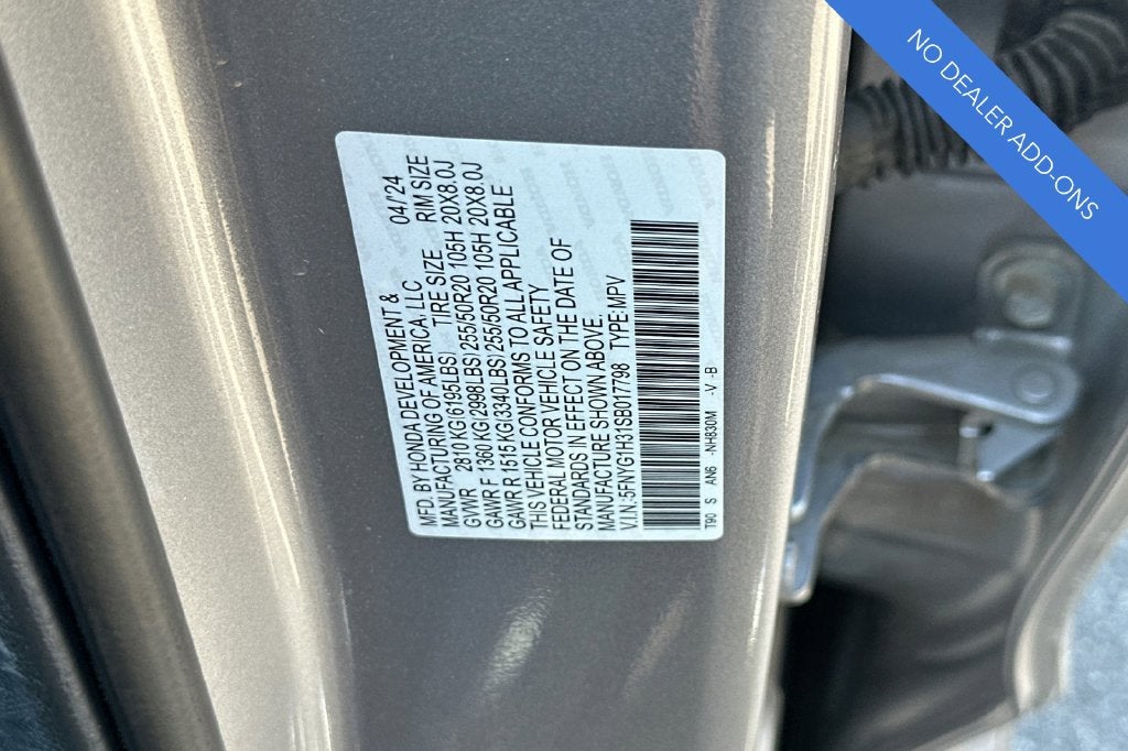2025 Honda Pilot Sport