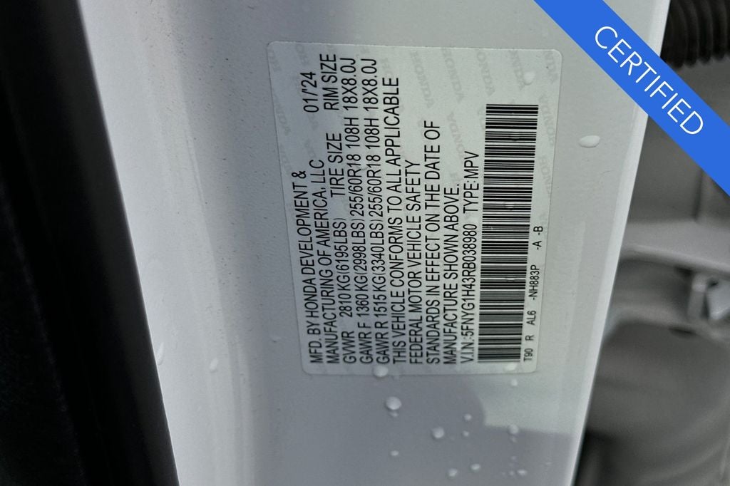 2024 Honda Pilot EX-L 8 Passenger