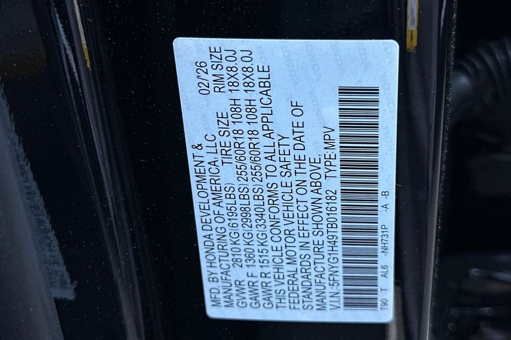 2026 Honda Pilot EX-L