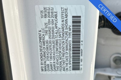 2025 Honda Pilot Sport