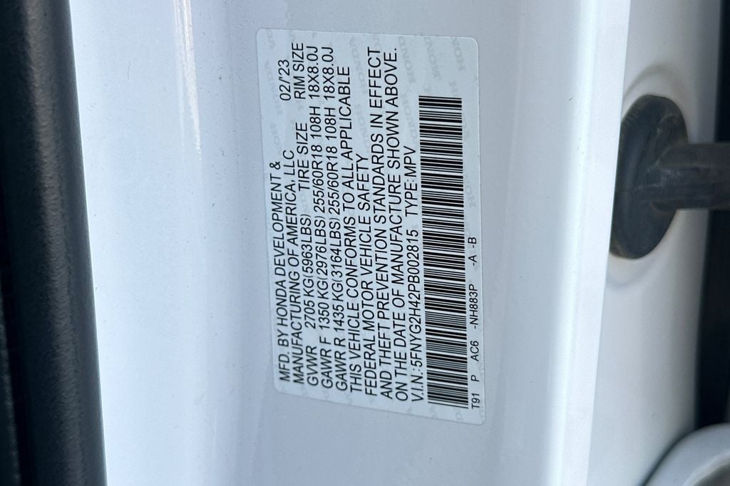 2023 Honda Pilot EX-L 8 Passenger