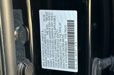 2024 Honda Ridgeline Sport