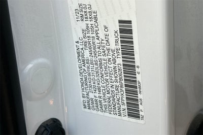 2023 Honda Ridgeline Black Edition