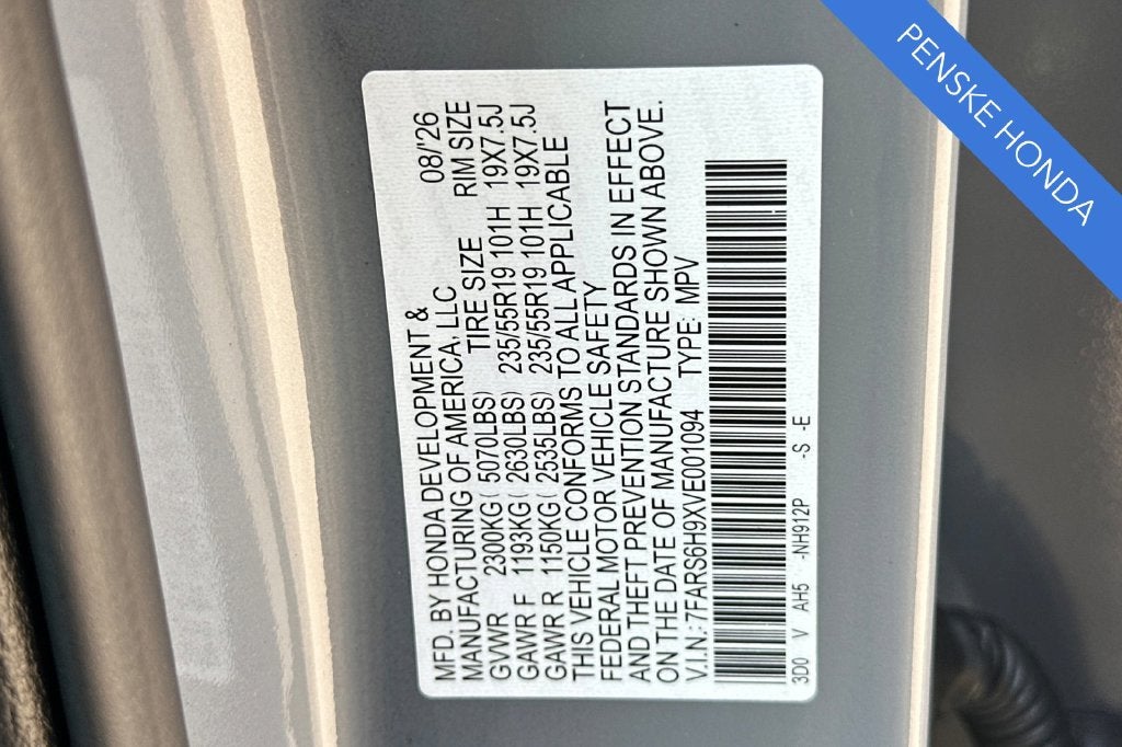 2027 Honda CR-V Hybrid Sport Touring