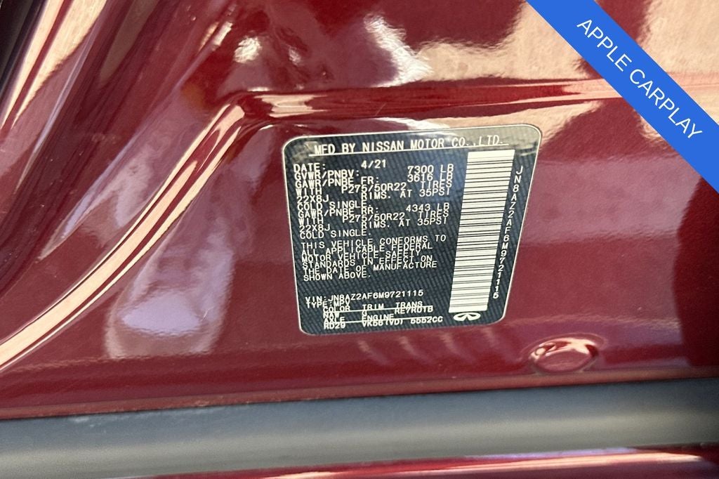 2021 INFINITI QX80 Premium Select