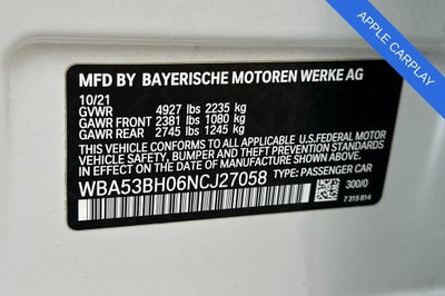 2022 BMW 5 Series 530i