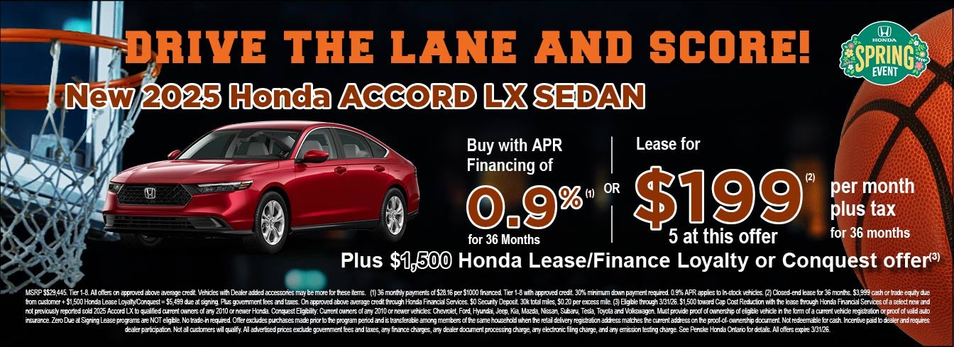 New 2025 Honda Accord LX