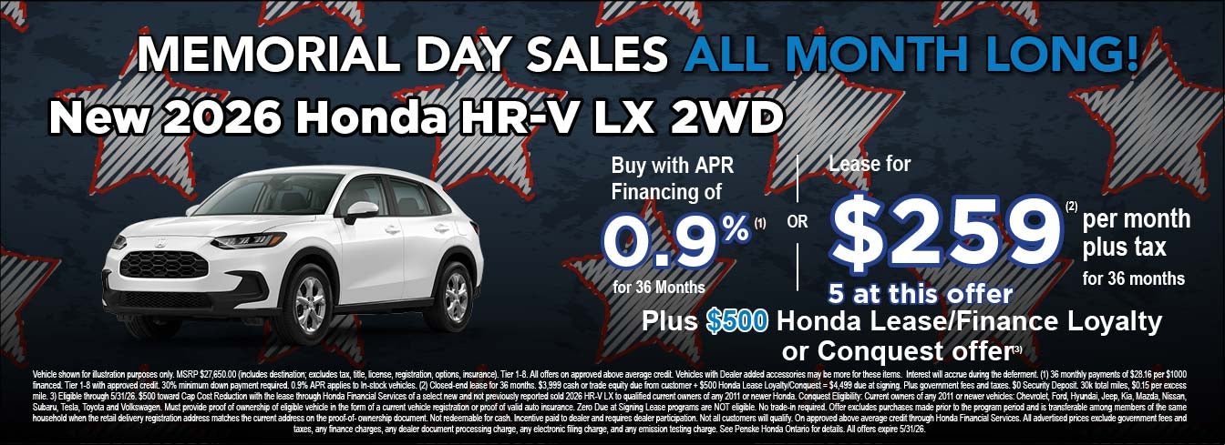 2026 Honda HR-V