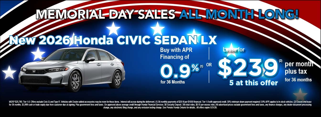 2026 Honda Civic Sedan LX