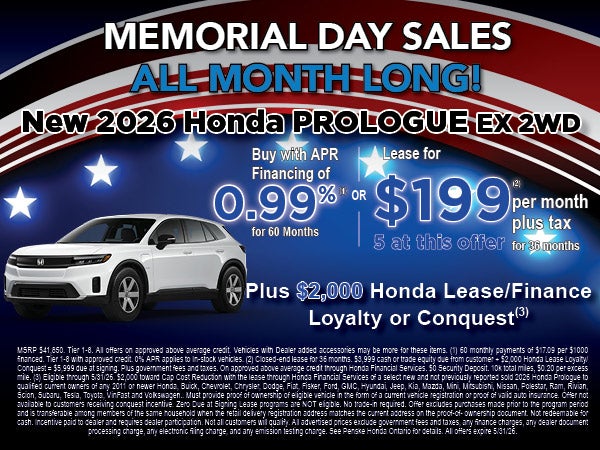 2026 Honda Prologue