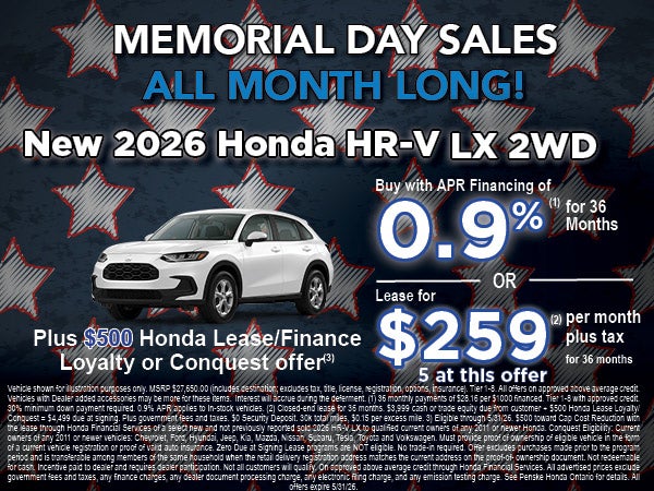 2026 Honda HR-V