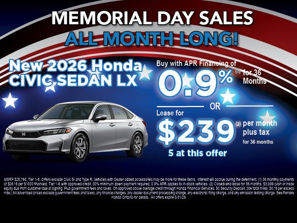 2026 Honda Civic Sedan LX