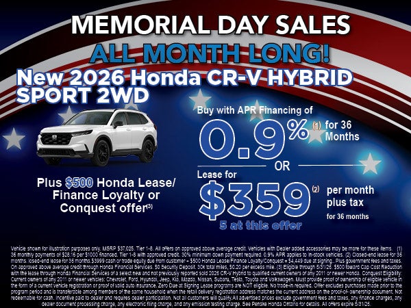 New 2026 Honda CR-V Hybrid