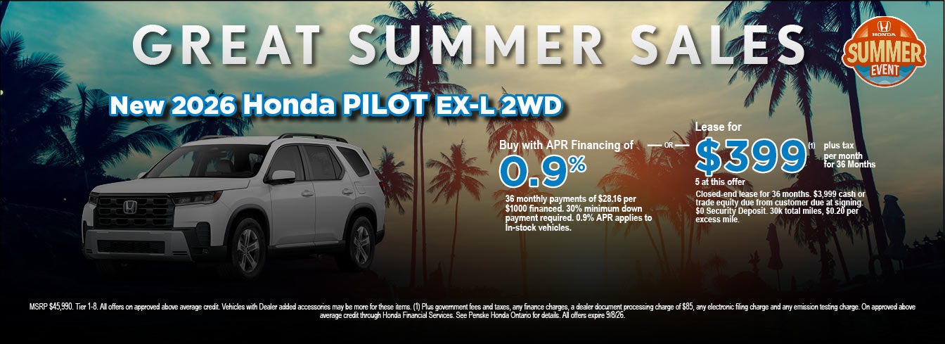 Great Summer Sales