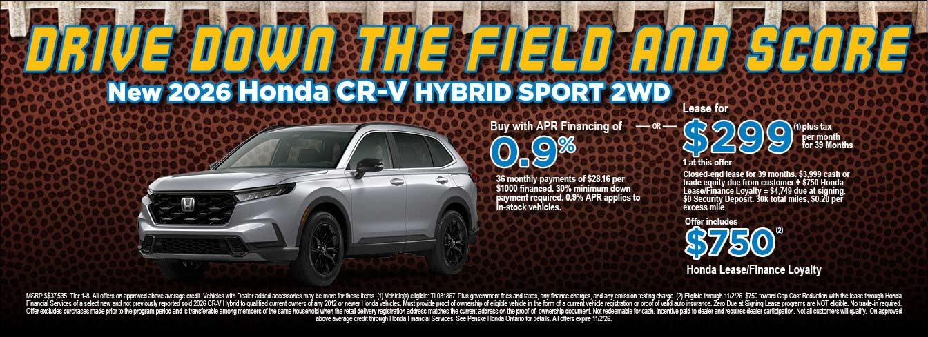 New Honda CR-V Hybrid