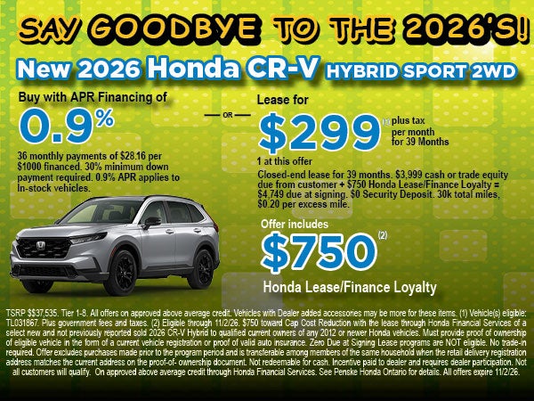 New Honda CR-V Hybrid
