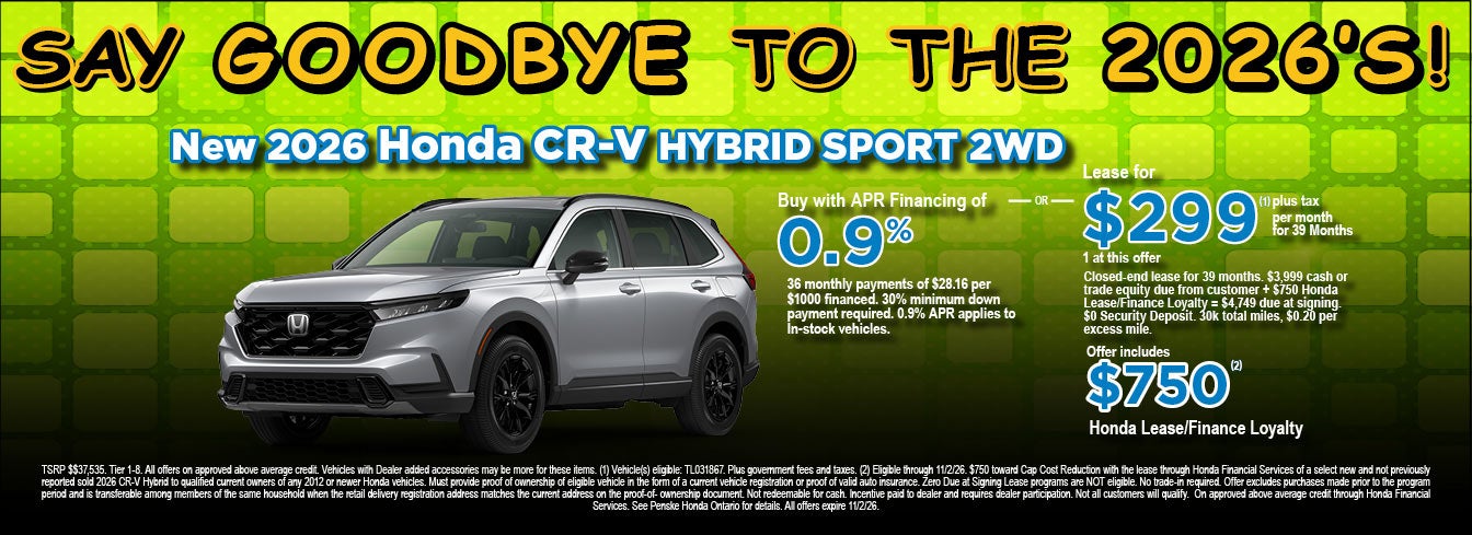New Honda CR-V Hybrid
