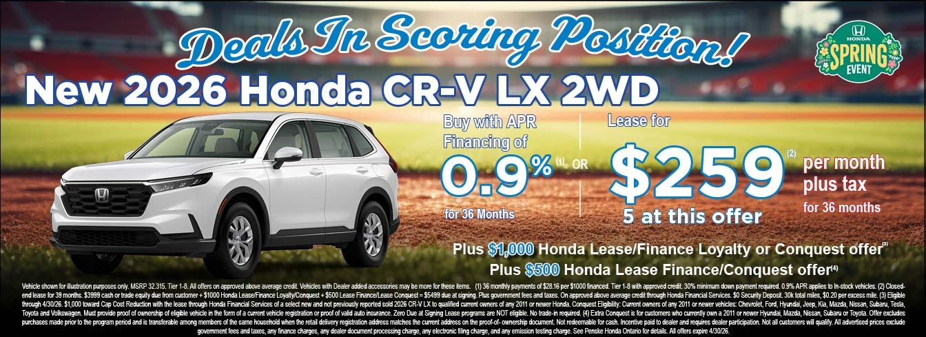 new 2026 Honda CR-V LX 2WD