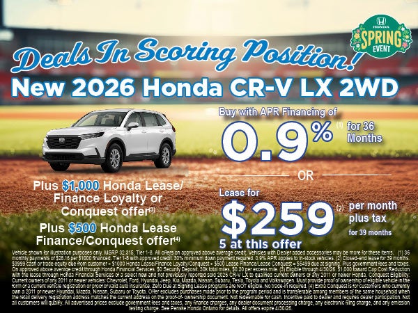 new 2026 Honda CR-V LX 2WD