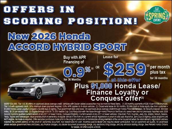 new 2026 Honda accord hybrid sport