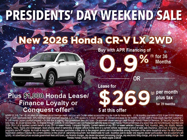 Presidents' Day Weekend Sale