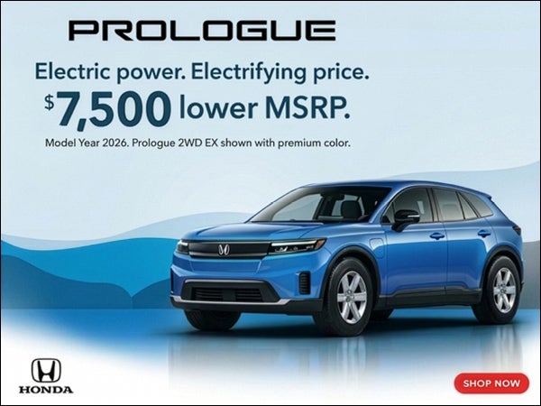 Prologue $7,500 lower MSRP on 2026 model year