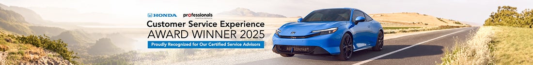 Customer Service Experience Award Winner 2025