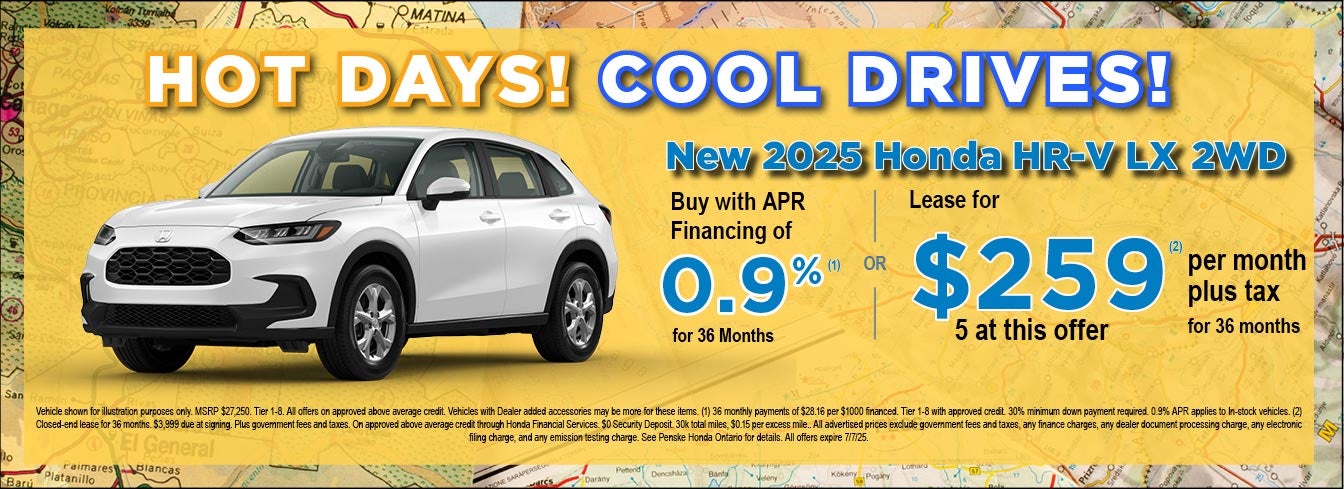 New 2025 HONDA HR-V LX 2WD OFFER