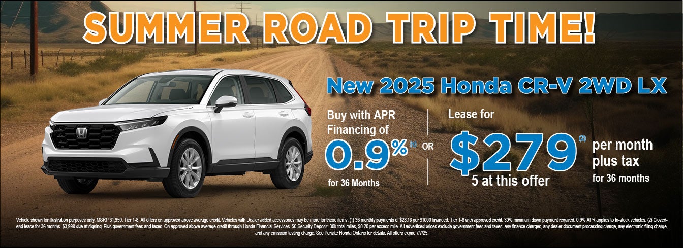 NEW 2025 HONDA CR-V 2WD LX OFFER