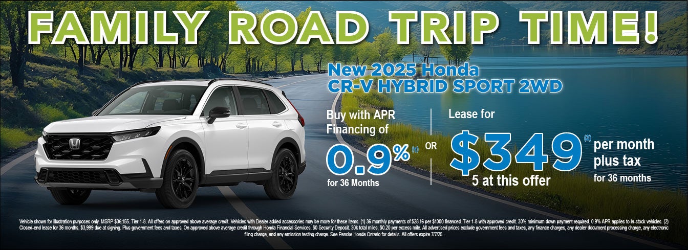NEW 2025 HONDA CR-V HYBRID SPORT 2 WD OFFER