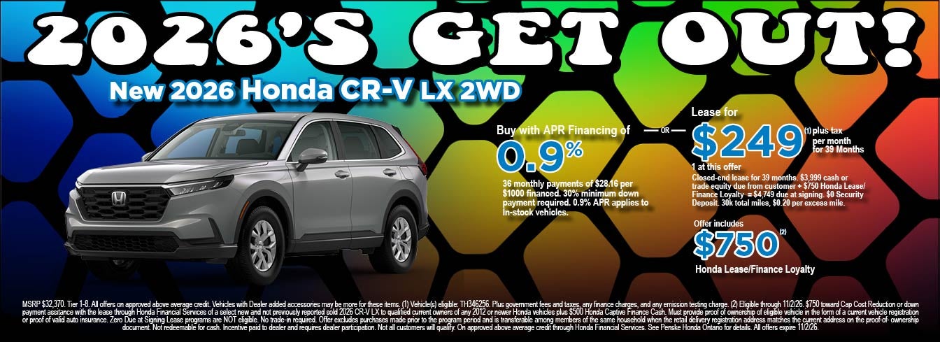 New Honda CR-V LX