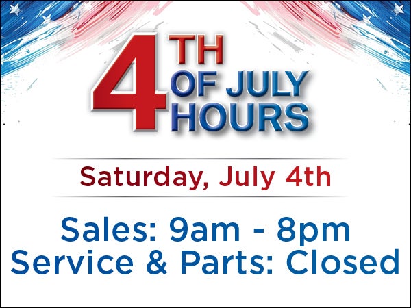 4th of July Hours