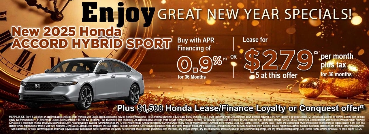 Specials For The New Year