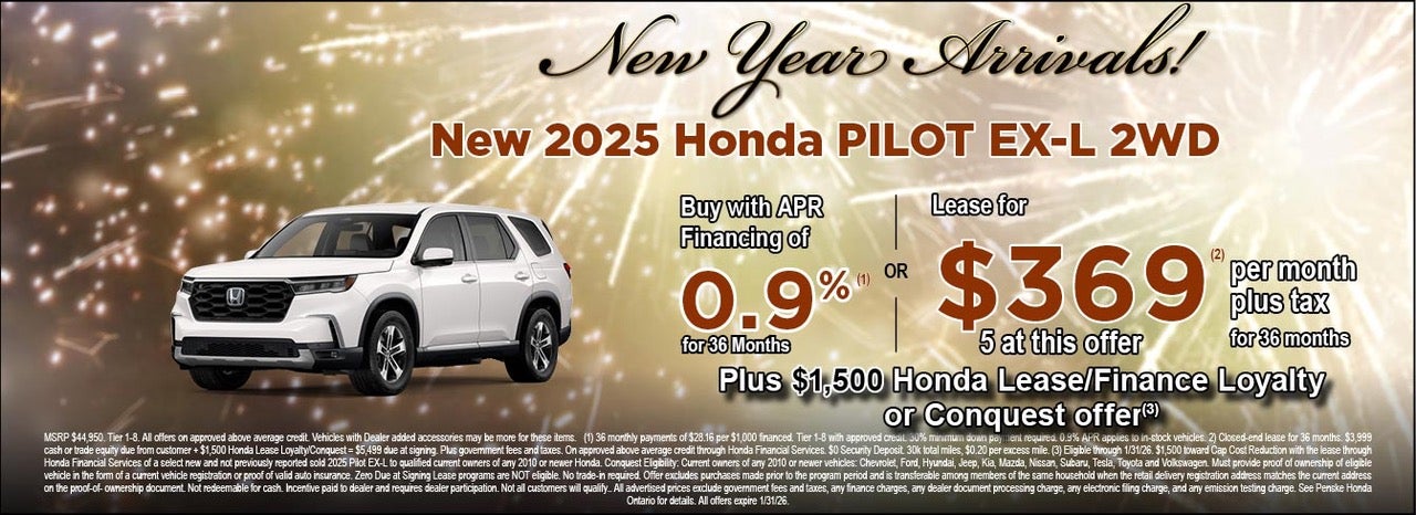 Specials For The New Year