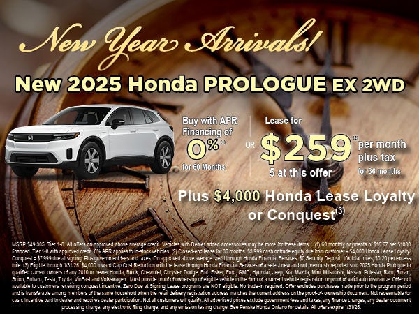 Specials For The New Year