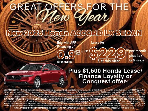 Specials For The New Year