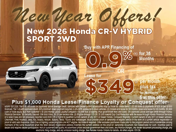 Specials For The New Year