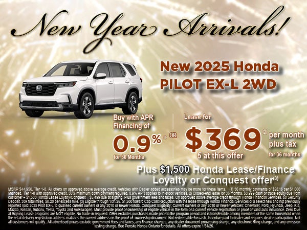 Specials For The New Year