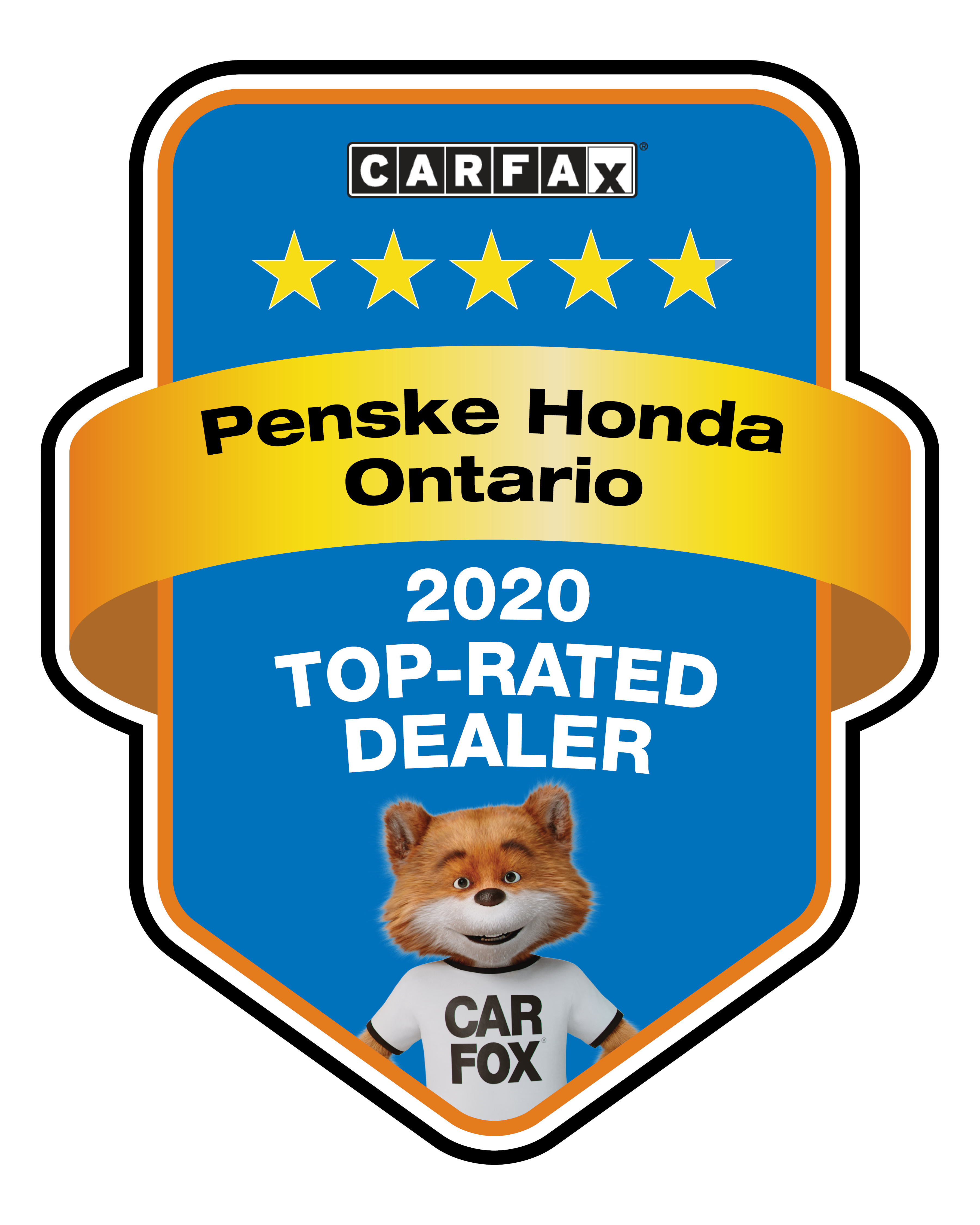 Penske Honda Ontario in Ontario, CA is CarFax Top Rated Dealer of the Year 2020